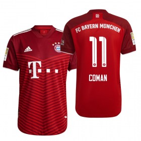 Fußballtrikots FC Bayern München Kingsley Coman 11 2021-2022 Kurzarm Heimtrikotsatz kaufen